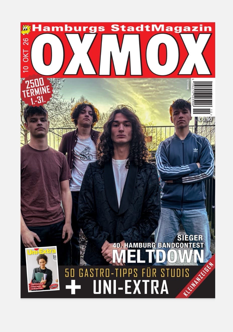 Meltdown auf dem Cover des OXMOX Magazins!
