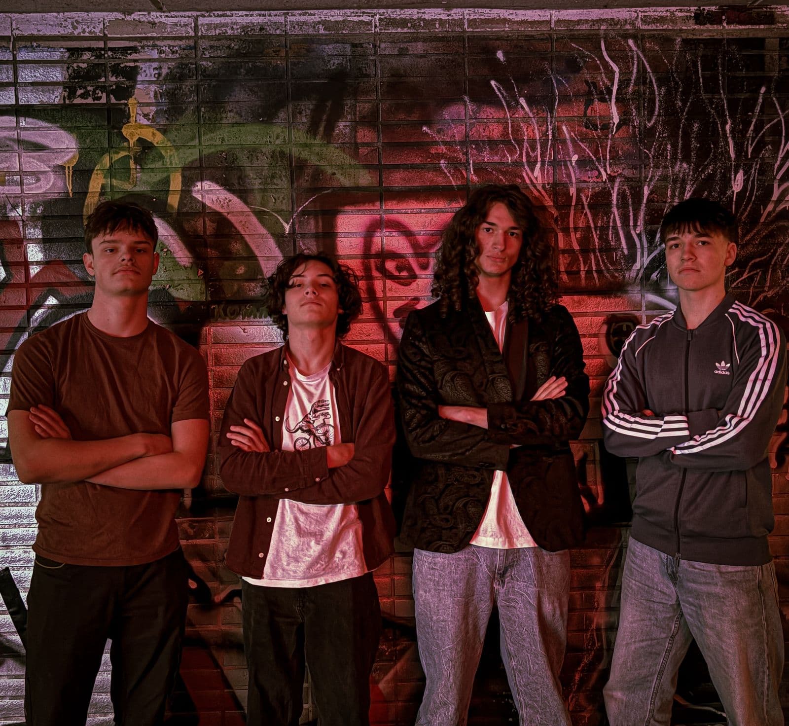MELTDOWN – Bandfoto: Elisey Eliseev, Antonin Fingerhut, Luiz Dauch und Anton Lehmann